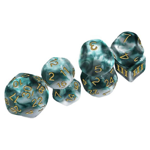 Goodman Games Sacrifice Acrylic Swirl Dice Set Dungeon Crawl Classics Main image