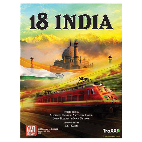 GMT Games 18 India Railroad History Board Game