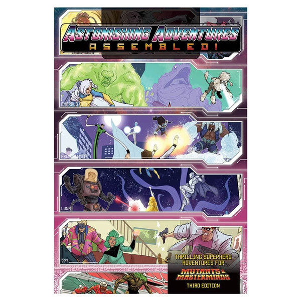 Green Ronin Publishing Mutants & Masterminds Astonishing Adventures Assembled