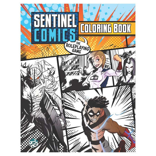 Greater Than Games Sentinel Comics Rpg Coloring Book Main image