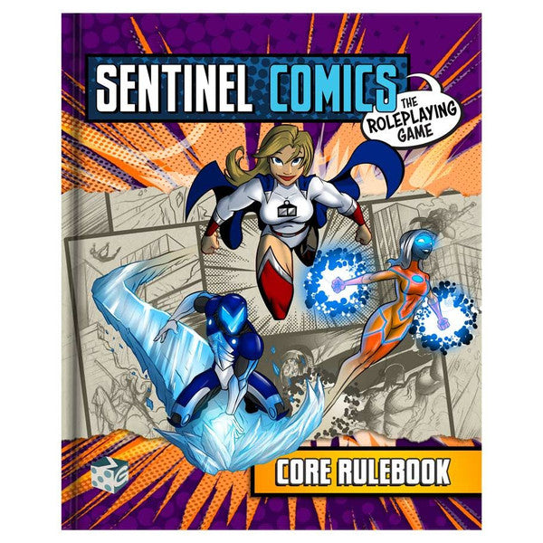 Greater Than Games Sentinel Comics Roleplaying Game Core Rulebook Main image