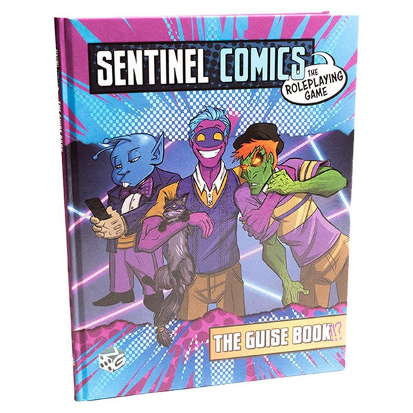 Greater Than Games Sentinel Comics Roleplaying Game Guise Book Main image