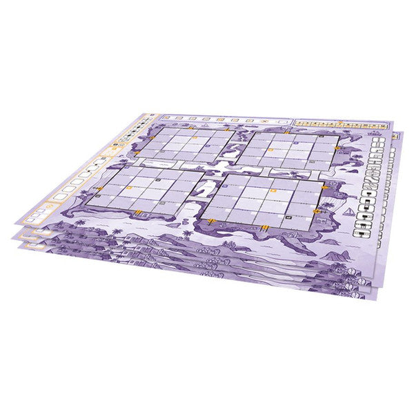 Horrible Guild Game Studio Railroad Ink Archipelago Boards Set