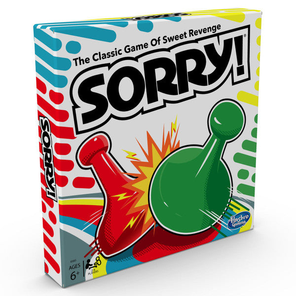Hasbro Sorry Kids and Family Board Game Ages 6 Up Main image
