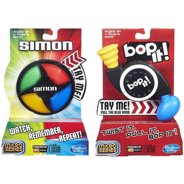 Hasbro Simon Swipe Bop It Micro Game Ast Main image