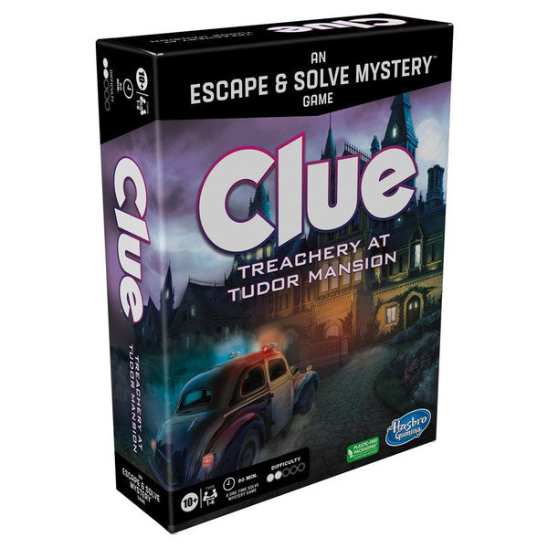 Hasbro Clue Escape Treachery at Tudor Mansion Board Game