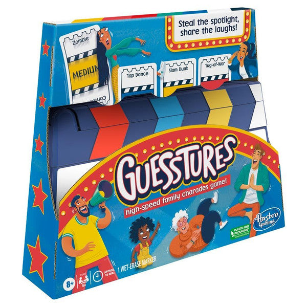 Hasbro Guesstures Refresh Family Charades Game Ages 8 Up