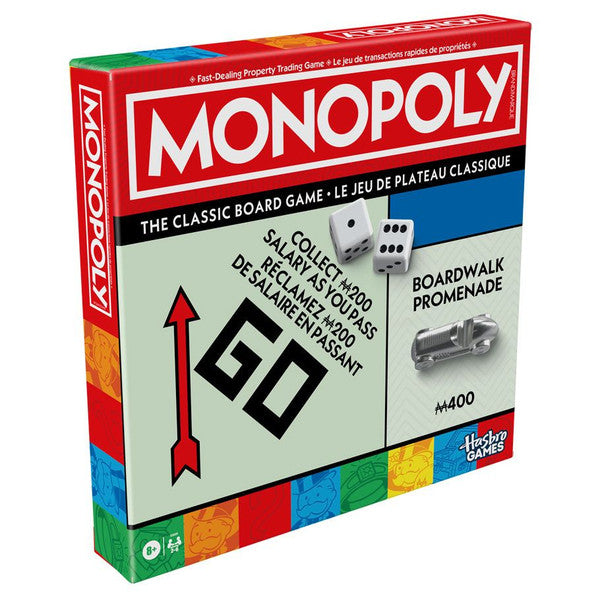 Hasbro Monopoly Refresh Board Game Classic Storage Tray
