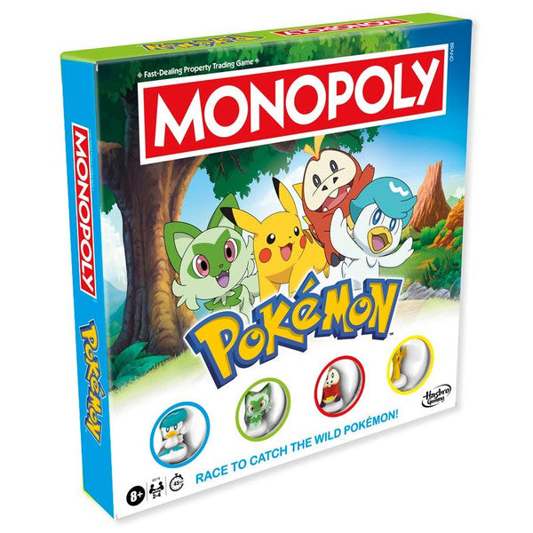 Hasbro Monopoly Pokemon Edition Board Game Family Kids