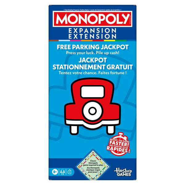 Hasbro Monopoly Free Parking Jackpot Expansion Family Board Games Main image