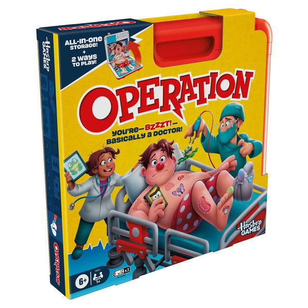 Hasbro Operation Refresh Electronic Board Game 2 Ways to Play