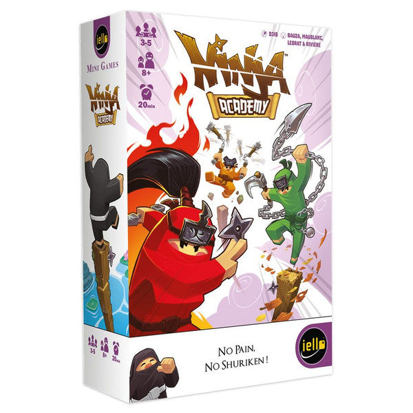 IELLO Ninja Academy Mini Games Kids Family Ages 8 Plus 3 to 5 Players