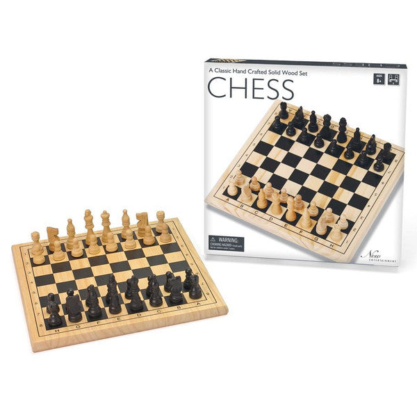 Intex Entertainment Wooden Chess Handcrafted Set