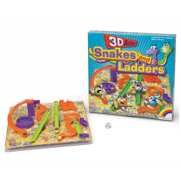 Intex Entertainment 3D Snakes And Ladders Classic Game
