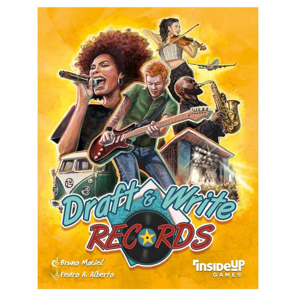 Inside Up Games Draft and Write Records Music Card Drafting