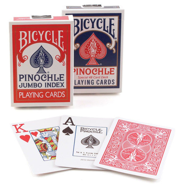 Bicycle Playing Cards Pinochle Jumbo Index Deck
