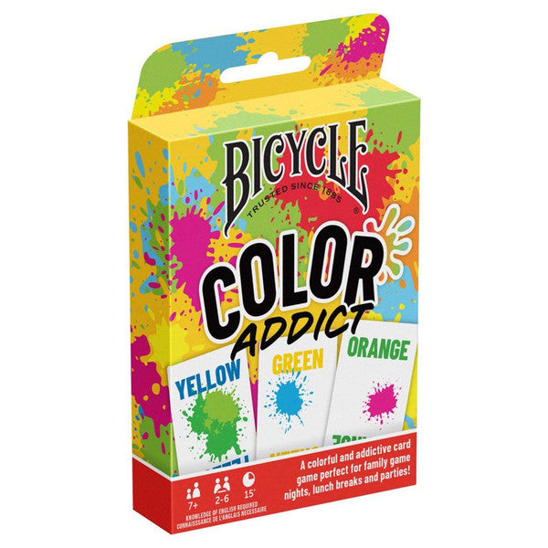 Bicycle Color Addict Matching Family Card Game Yellow
