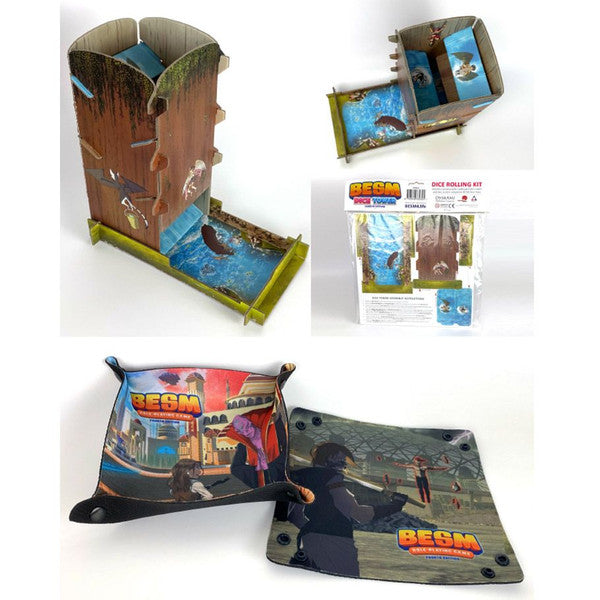 Japanime Games Big Eyes Small Mouth Dice Tower Trays Edition