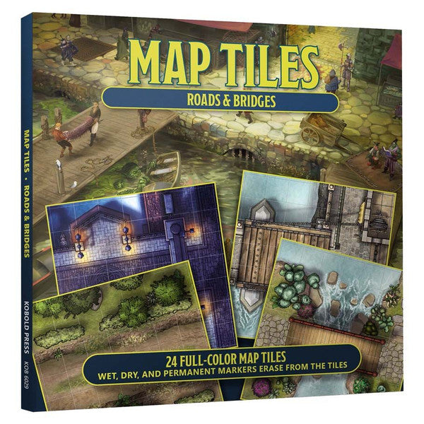 Kobold Press Map Tiles Roads and Bridges