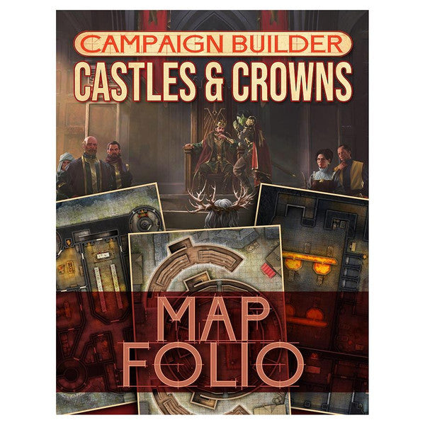 Kobold Press D&D 5e Campaign Builder Castles & Crowns Map Folio Main image