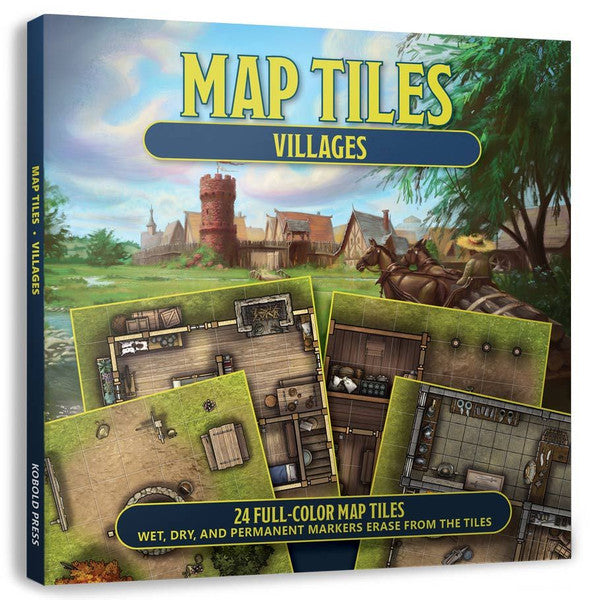 Kobold Press Map Tiles Villages 7x7 Dry Erase
