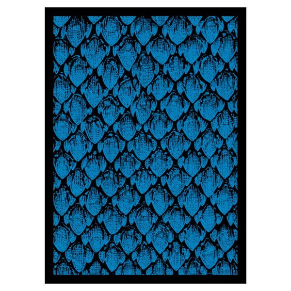 Legion Supplies Deck Protector Dragon Hide Blue Double Matte 50 Main image