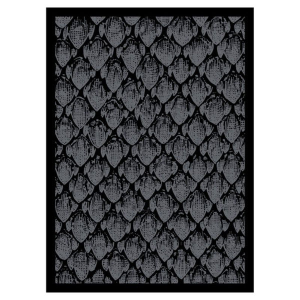 Legion Supplies Deck Protector Dragon Hide Black Double Matte 50