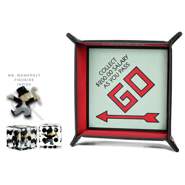 FanRoll by MDG Monopoly Dice Tray Bundle with Mr Monopoly Main image