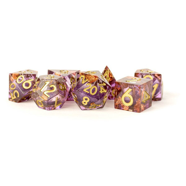 FanRoll by MDG Dragons Liquid Core Aether Abstract Elixir Dice Set