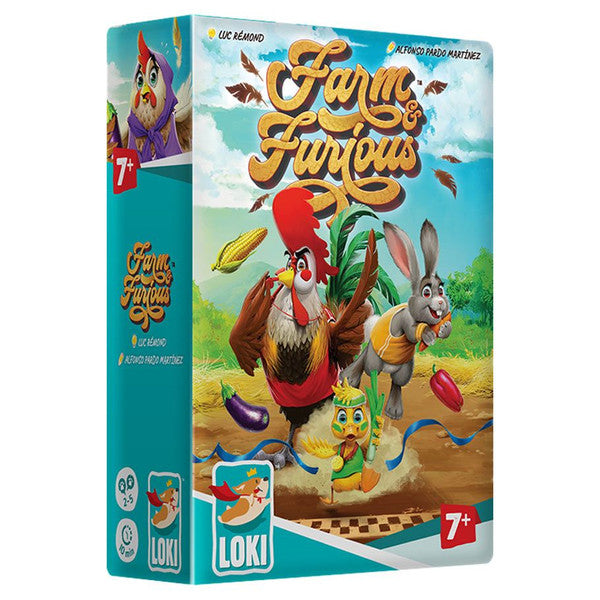 LOKI Iello France Farm Furious Animal Racing Card Game