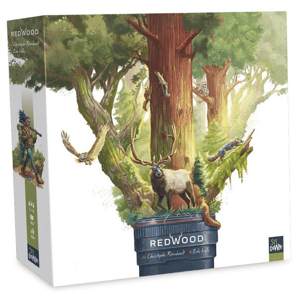 Sit Down Redwood Retail Edition Strategy Board Game 1-4 Players