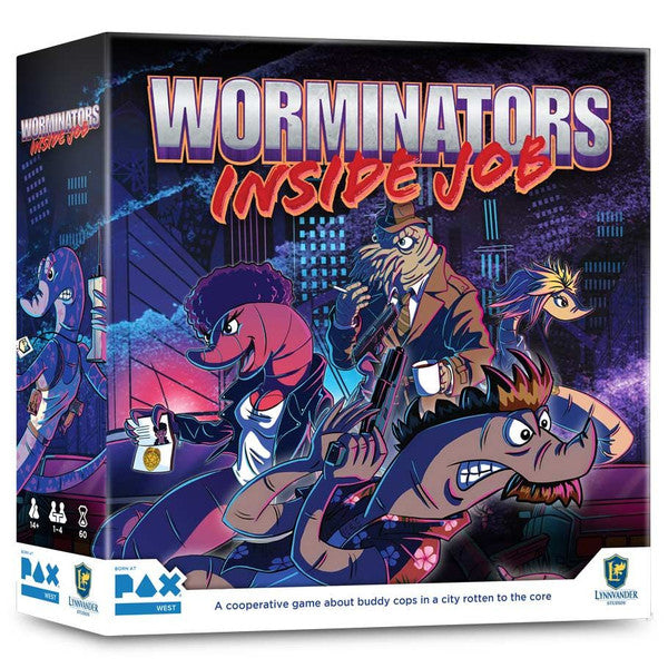 Lynnvander Productions Cooperative Board Game Worminators Inside Job