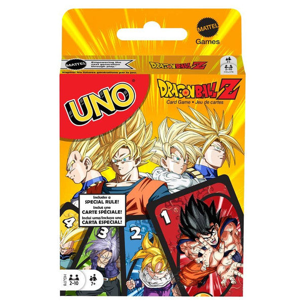 Mattel, Inc. Mattel Inc Uno Dragon Ball Z Card Game Family Night