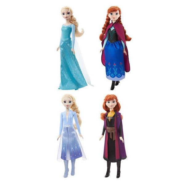 Mattel, Inc. Mattel Inc Frozen Core Doll Disney Elsa and Anna Ages 3+