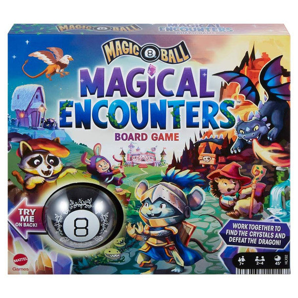 Mattel Games Magic 8 Ball Magical Encounters Board Game For Kids & Families Coop
