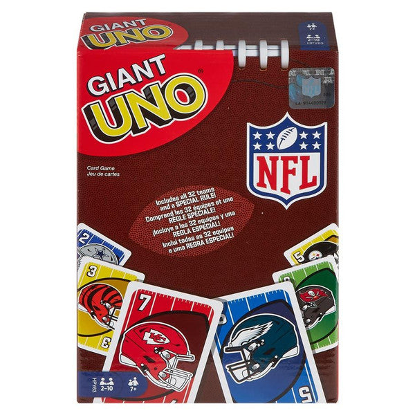 Mattel, Inc. Mattel Uno Giant NFL Game Oversized Card Deck