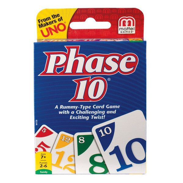 Mattel, Inc. Mattel Inc Phase 10 Card Game 108 Cards Ages 7 and Older