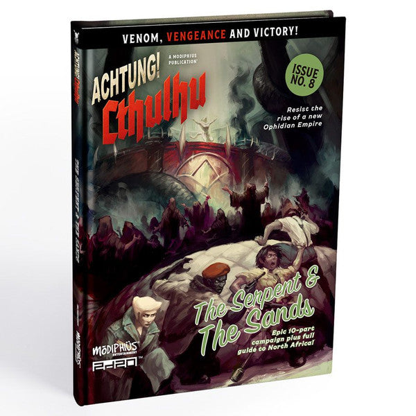 Modiphius Entertainment Achtung Cthulhu 2d20 Serpent and Sands