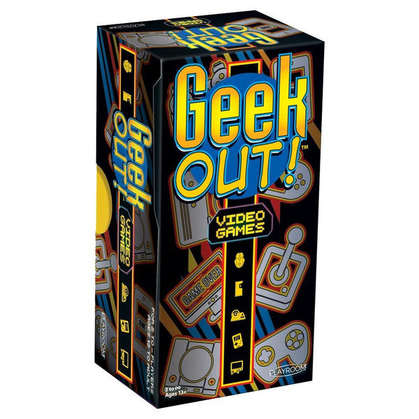 Playroom Entertainment Geek Out Video Games Edition Trivia Game