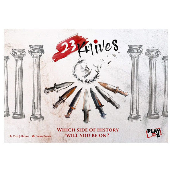 Play To Z 23 Knives Social Manipulation Game For 3-8 Players Main image