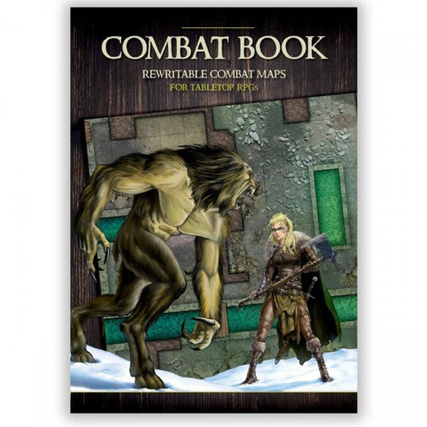 Pwork Wargames Combat Book 1 Fantasy Rewritable Combat Maps for RPGs Main image