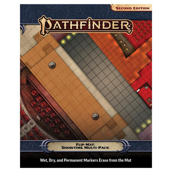 Paizo, Inc. Paizo Pathfinder 2e Flip-Mat Showtime Multi-Pack
