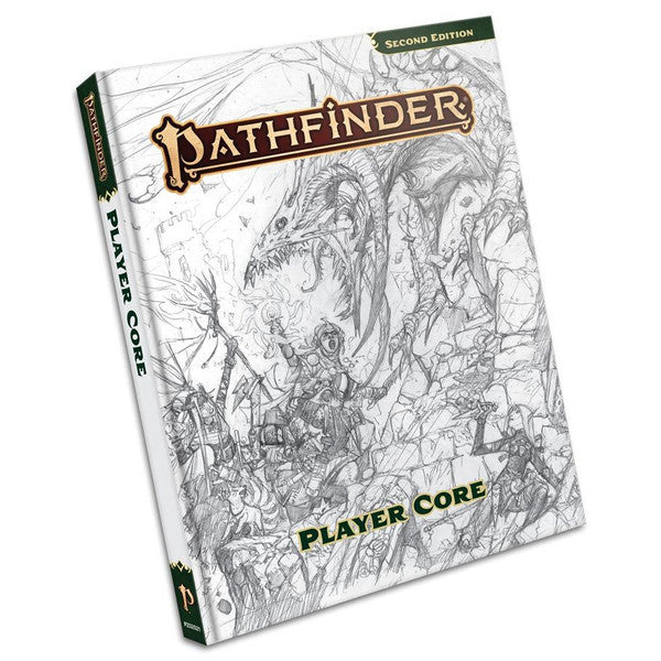 Paizo, Inc. Paizo Inc Pathfinder Player Core Sketch Cover