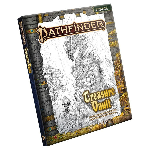 Paizo, Inc. Paizo Inc Pathfinder 2e Treasure Vault Remastered Sketch Cover Editi Main image