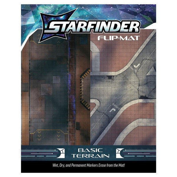 Paizo, Inc. Paizo Inc Starfinder 2e Flip Mat Basic Terrain Terrain