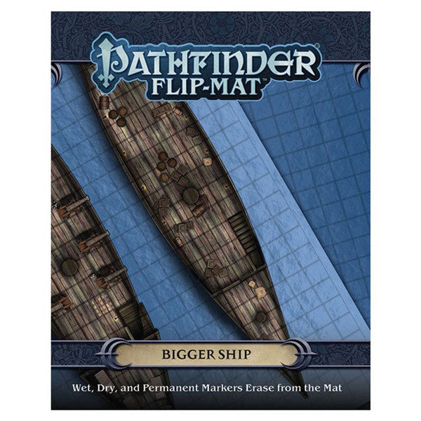 Paizo, Inc. Paizo Inc Pathfinder RPG Flip-Mat Bigger Ship Naval Battle Mat