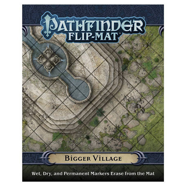 Paizo, Inc. Paizo Inc. Pathfinder Village Flip-Mat Bigger