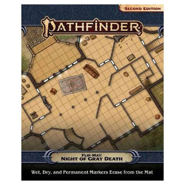 Paizo, Inc. Paizo Inc. Pathfinder Death Flip-Mat Night of the Gray