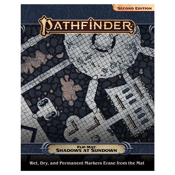 Paizo, Inc. Paizo Inc. Pathfinder Sundown Flip-Mat Shadows at