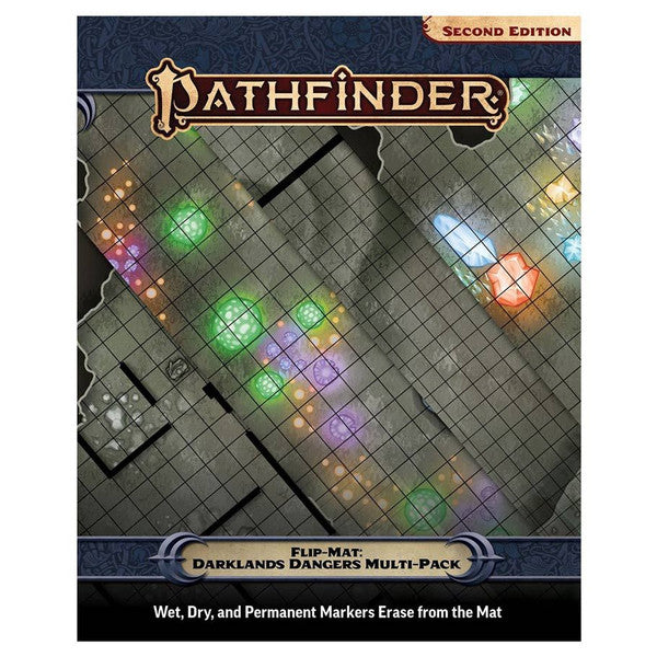Paizo Pathfinder Flipmat: Darklands Dangers Multipack By Stephen Radneymacfarlan